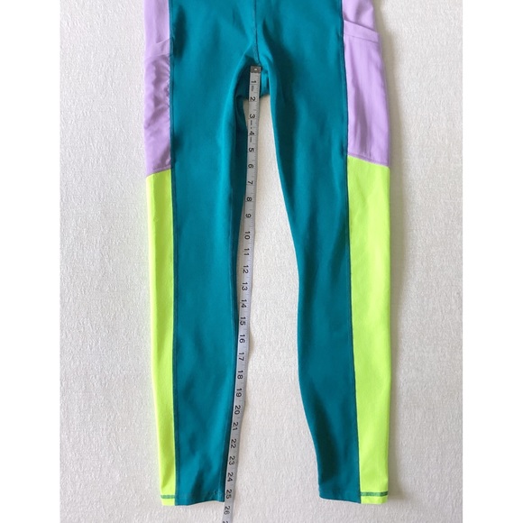 Fabletics PowerHold On-The-Go Paradise Leggings Woman’s Small Compression Pocket - Picture 12 of 14